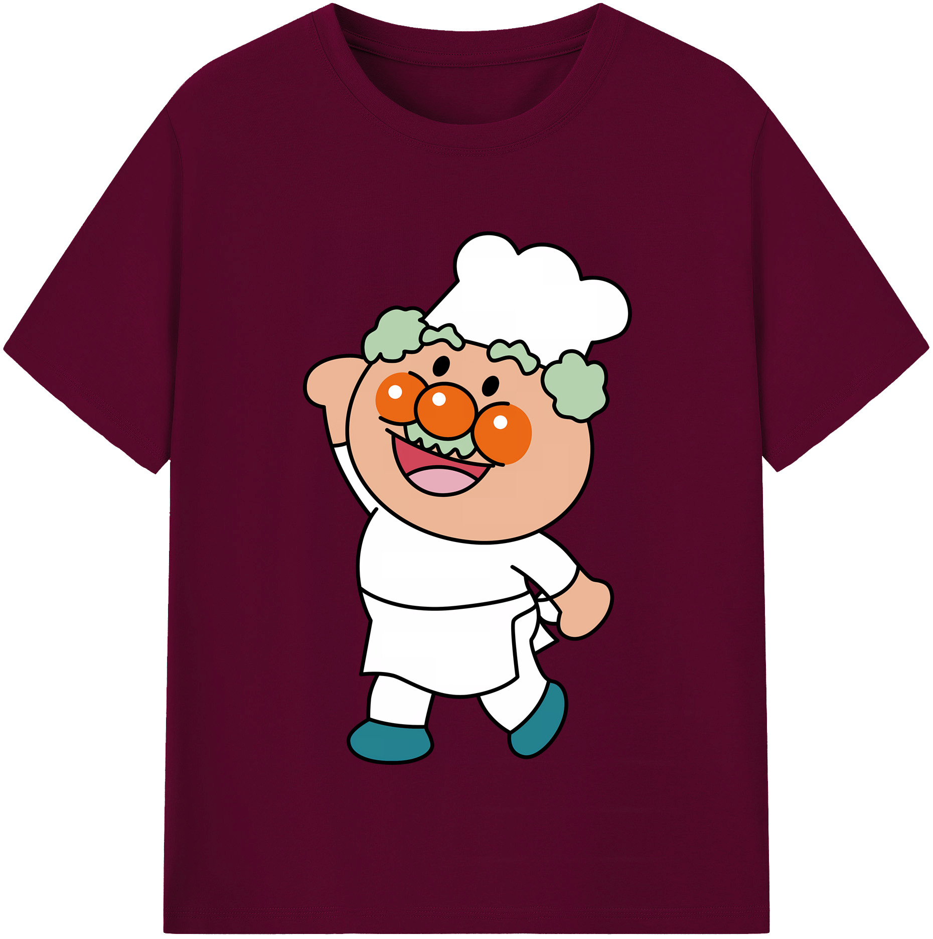 （画像用） アンパンマン Anpanman レディースカジュアルプリントTシャツ（綿100％）